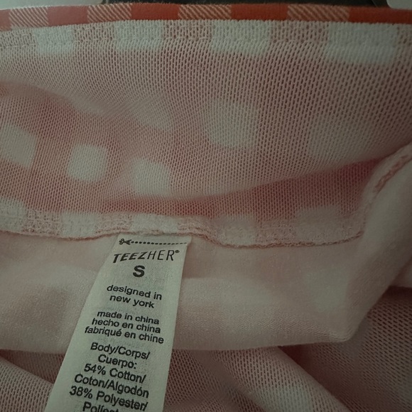 Teezher Orange Gingham Capri Slim Waist Pants NWT - Picture 6 of 11